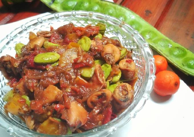 Sambel Cumi Asin Pete