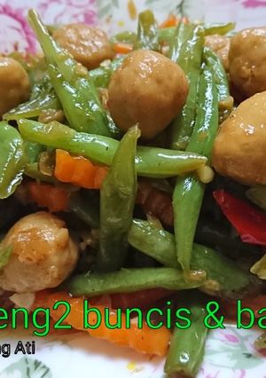 Foto resep Oseng2 buncis & bakso