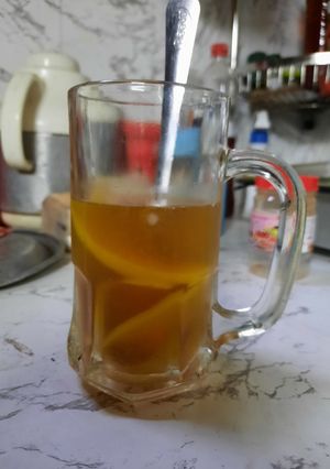Hình của món Trà đào lười.