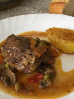 Una foto de Carrilleras en salsa