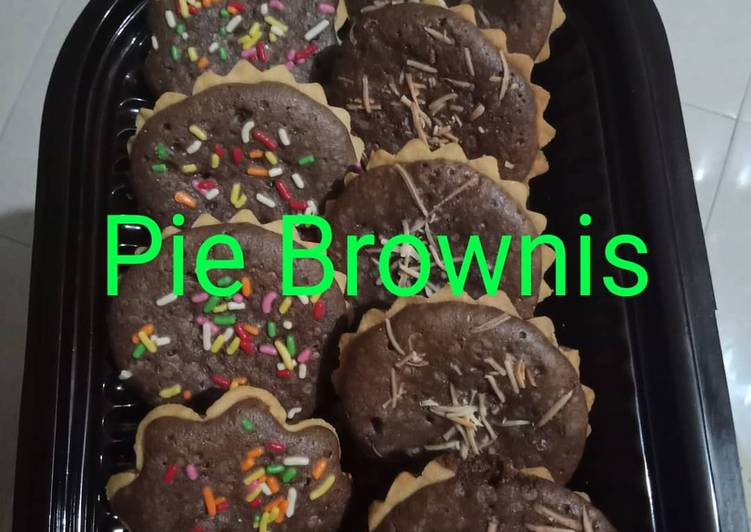 Pie brownis