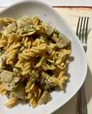 Fusilli di ceci con cuori di carciofo e grana 💘🧀