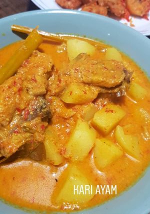 Foto resep Kari ayam kental (pedas)