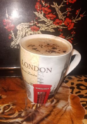 صورة لوصفة قهوه باللبن ☕☕