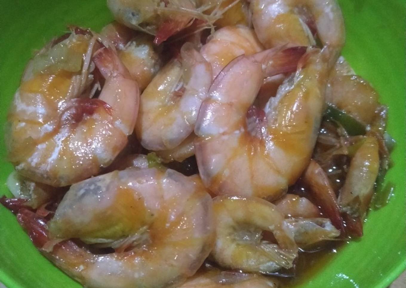 Udang saus bulgogi