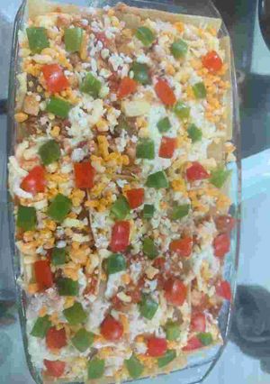 A picture of Chicken lasagna.