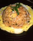 29. Kimchi bokkeumbab jamur (nasi goreng kimchi korea)