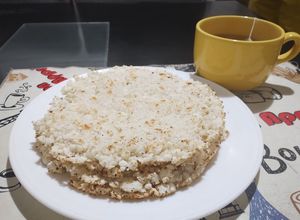 Una foto de Mbejú receta de la abuela (torta aplastada)