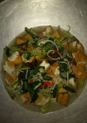 Foto resep Tumis sawi tahu toge