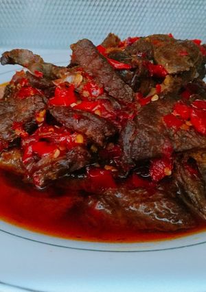 Foto resep 04. Sapi Sambalado