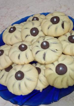 صورة لوصفة حلوى للشاي ببيضه واحده رائعه ❤️😋☕