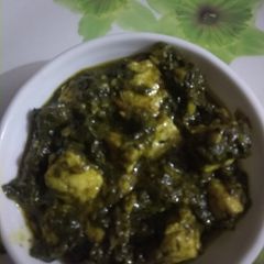 Palak paneer A picture of Palak paneer.