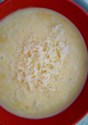 Foto resep Bubur jagung keju
