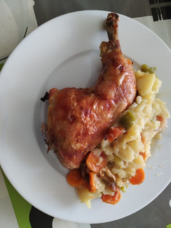 Una foto de Pollo al horno