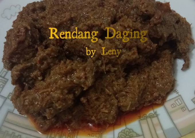 Wajib coba! Resep bikin Rendang Daging  enak