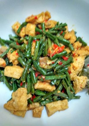 Foto resep Tumis kacang panjang+tahu
