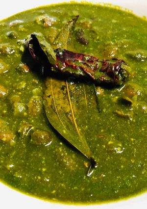 A picture of Rajma palak.