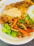 Grilled Chicken Breast with Sautéed Veggies