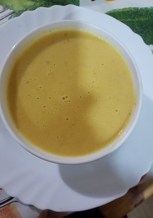 صورة لوصفة حساء الكبوي او اليقطين