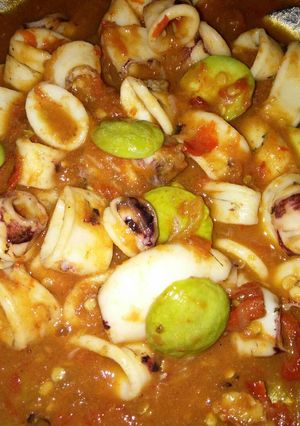 Foto resep Sambal Cumi Petai