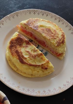Una foto de Pan de harina de garbanzos en microondas, súper fácil y rápido!