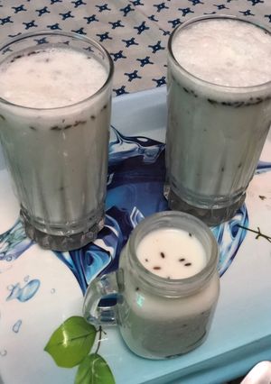 A picture of Masala lassi.