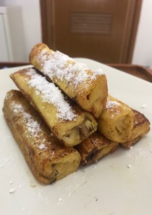 Foto resep Roti Gulung Isi Pisang Aneka Rasa