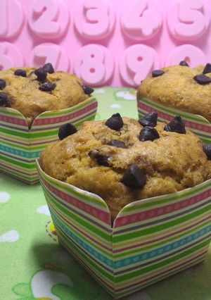 Foto resep Banana cake muffin, lembut, irit telur, NO MIXER...