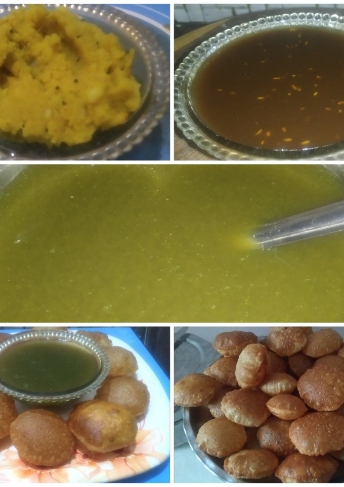 पानी पूरी (Pani puri recipe in Hindi) रेसिपी मुख्य फोटो
