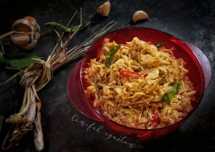 75. Suwir Ayam Kentang Bumbu Kari