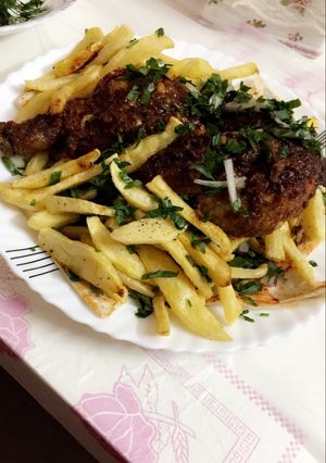 صورة لوصفة فروج مشوي