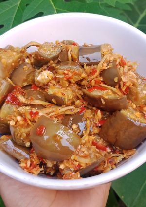 Foto resep Terong teri balado