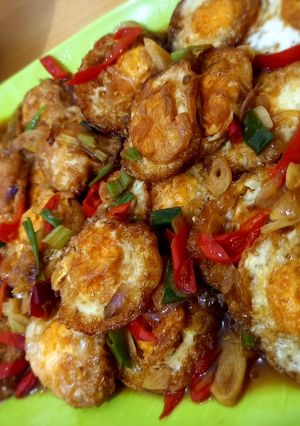 Foto resep Telur Puyuh Kecap asam Pedas manis
