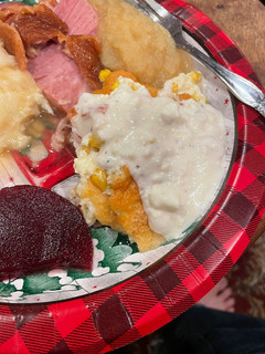 A picture of Corn pudding.
