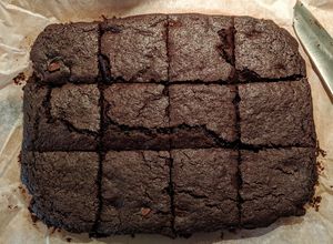 Foto de Brownie clássico vegano