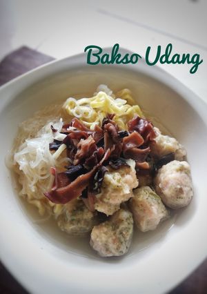 Foto resep Bakso Udang (cocok untuk anak)