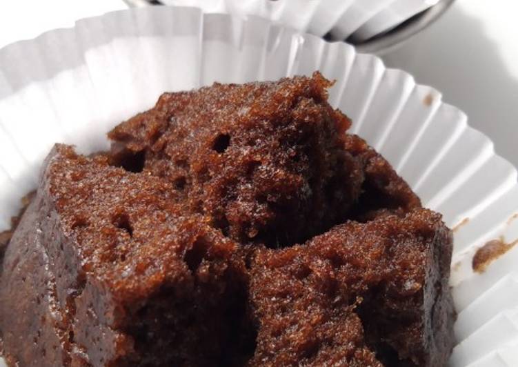 Bolu Kukus Coklat no mikser eggless