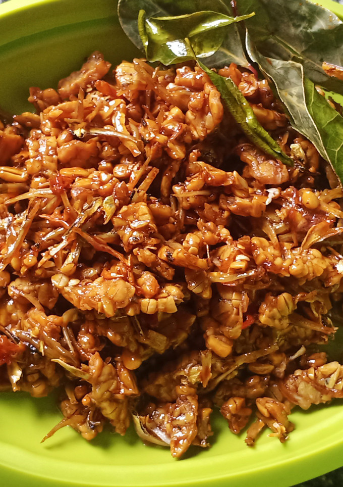 Foto resep Tempe Bilis Gula Merah dan Kecap (Orek)