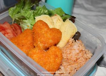 Update, Cooking Recipe Easy Chicken Nuggets for Bento Savory Delicious
