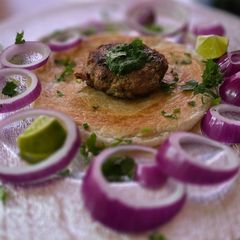A picture of Sandalwood kebabs.