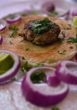 A picture of Sandalwood kebabs.