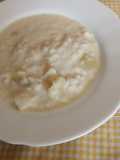 Gazpachuelo con rosada, patatas y arroz