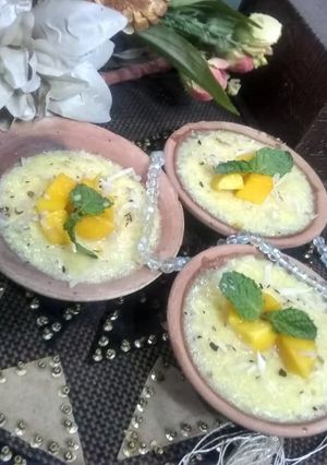 A picture of Mango kheer.