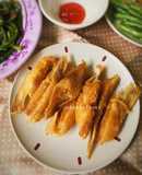 Vây cá hồi chiên giòn