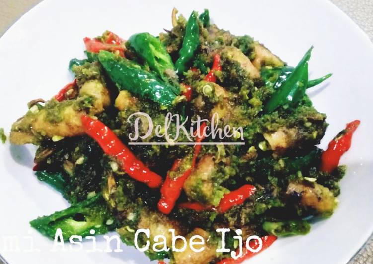 Resep Cumi Asin Cabe Ijo Lezat