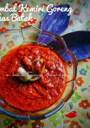 Foto resep Sambal Kemiri Goreng Khas Batak