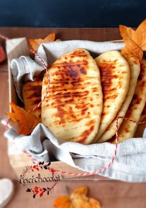 Une photo de Flat bread a la semoule
