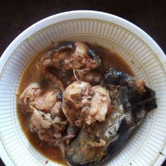 A picture of Catfish pepper soup.