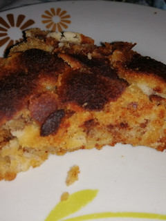 Una foto de Pastel seco de manzanas low carbs