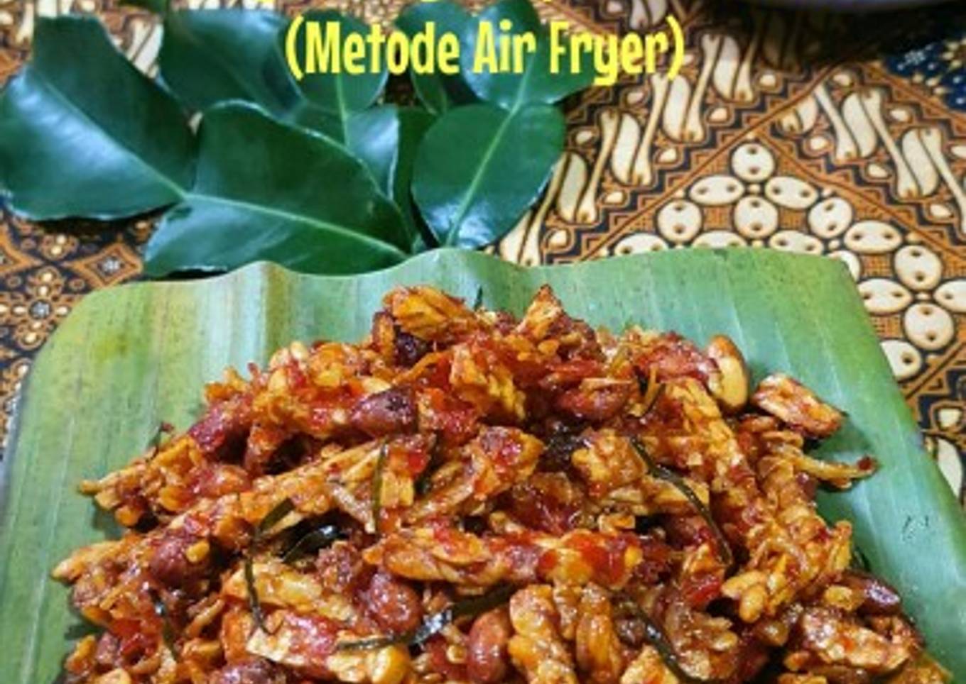 Kering Kacang Tempe Teri Medan (Metode Air Fryer)